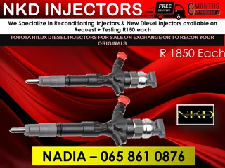 Toyota Hilux Diesel Injectors For Sale On Exchange Or Recon