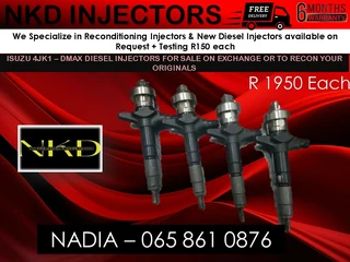 Isuzu 4jk Diesel Injectors For Sale Or Recon