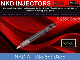 Gwm 2.0 Steed Diesel Injectors For Sale