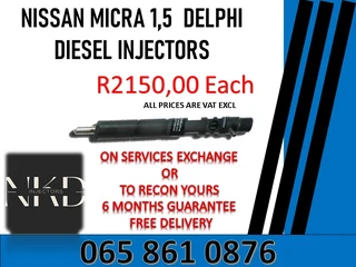 Nissan Micra 1.5 Diesel Injectors For Sale On Exchange With 6 Months Warranty