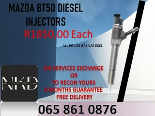 Mazda Bt50 Diesel Injectors For Sale On Exchange Or To Recon With Warranty