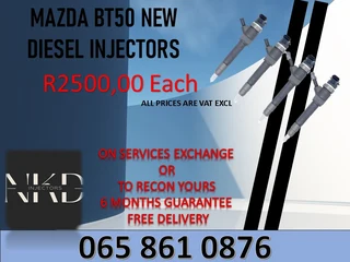 Mazda Bt50 New Diesel Injectors For Sale On Exchange Or To Recon