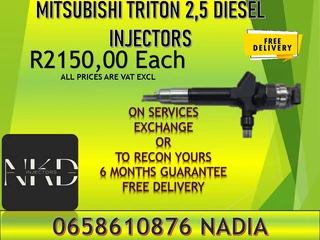 Mitsubishi Triton 2.5 Diesel Injectors For Sale On Exchange