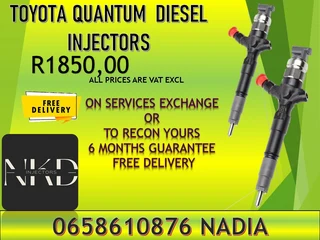 Toyota Quantum Diesel Injectors For Sale On Exchange Or To Recon
