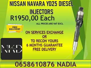 Nissan Navara Yd25 Diesel Injectors For Sale On Exchange With 6 Months Warranty