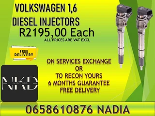 Volkswagen 1.6 Diesel Injectors For Sale On Exchangeor To Recon With Warranty