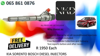 Kia Sorento Diesel Injectors For Sale Or To Recon