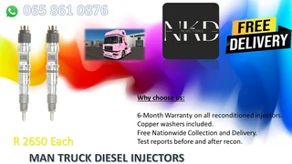 Man Truck Diesel Injectors For Sale Or To Recon