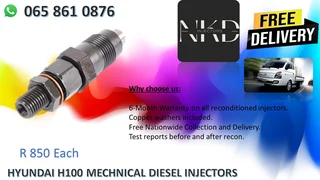 Hyundai H100 Diesel Injectors For Sale On Exchange With 6 Months Warranty
