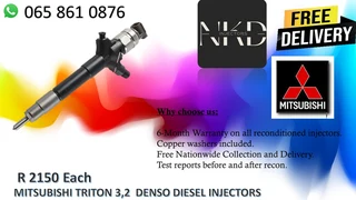 Mitsubishi Triton 3.2 Diesel Injectors For Sale On Exchnage Or To Recon With Warranty