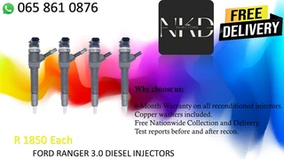 Ford Ranger 3.0 Diesel Injectors For Sale Or To Recon