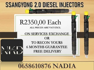 Ssangyong 2.0 Diesel Injectors For Sale