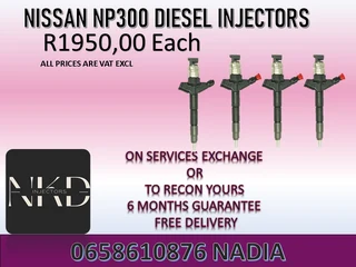 Nissan Np300 Diesel Injectors For Sale Or To Recon