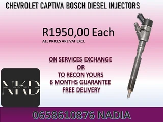 Chevrolet Captiva Diesel Injectors For Sale Or To Recon