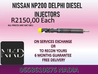 Nissan Np200 Diesel Injectors For Sale Or To Recon