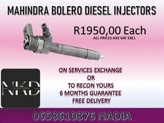 Mahindra Bolero Diesel Injectors For Sale On Exchange Or To Recon