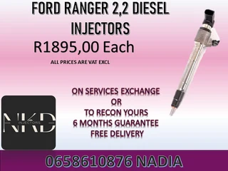 Ford Ranger 2.2 Diesel Injectors For Sale Or To Recon