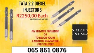Tata 2.2 Diesel Injectors For Sale On Exchange Or To Recon