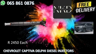 Chevro;et Captiva Diesel Injectors For Sal On Exchange With 6 Months Warranty