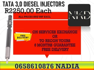 Tata 3.0 Diesel Injetors For Sale On Exchange Or To Recon