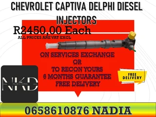 Chevrolet Captiva Diesel Injectors For Sale In Exchange With 6 Months Warranty