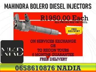 Mahindra Bolero Diesel Injectors For Sale On Exchange With 6 Months Warranty