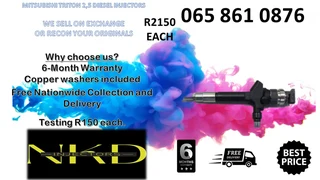 Mitsubishi Triton 2.5 Diesel Injectors For Sale On Exchange Or To Recon
