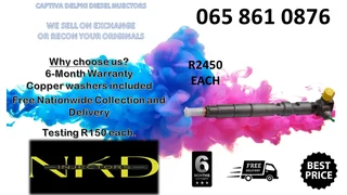 Chevrolet Captiva Diesel Injectors For Sale On Exchange With 6 Months Warranty