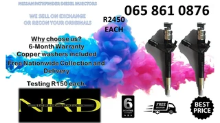 Nissan Pathfinder Diesel Injectors For Sale On Exchange With 6 Months Warranty