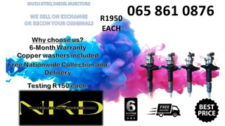 Isuzu Dteq Kb250 Diesel Injectors For Sale On Exchange With 6 Months Warranty