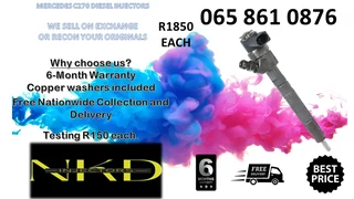 Mercedes C270 Diesel Injectors For Sale Or To Recon