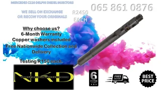 Mercedes C220 Diesel Injectors For Sale On Exchange Or To Recon With Warranty