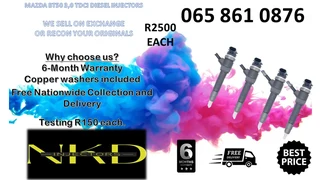 Mazda Bt50 New Diesel Injectors For Sale Or To Recon