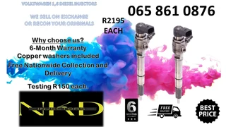 Volkswagen 1.6 Diesel Injectors For Sale On Exchange Or To Recon