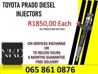 Toyota Prado Diesel Injectors For Sale On Exchange