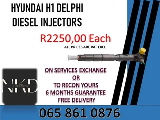 Hyundai H1 Diesel Injectors For Sale On Exchange Or To Recon