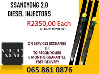 Ssangyong 2.0 Diesel Injectors For Sale On Exchange With 6 Months Warranty