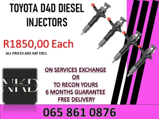 Toyota D4d Diesel Injectors For Sale On Exchange