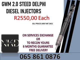 Gwm 2.0 Steed Diesel Injectors For Sale On Exchange Or To Recon With Warranty