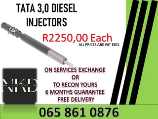 Tata 3.0 Diesel Injectors For Sale On Exchange Or To Recon