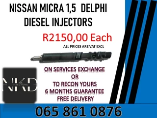 Nissan Micra 1.5 Diesel Injectors For Sale On Exchange With 6 Months Warranty