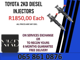 Toyota 2kd Diesel Injectors For Sale On Exchange