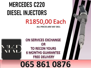 Mercedes C220 Diesel Injectors For Sale Or To Recon