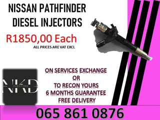Nissan Pathfinder Diesel Injectors For Sale On Exchange With 6 Months Warratny