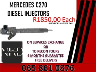 Mercedes C270 Diesel Injectors For Sale On Exchange Or To Recon