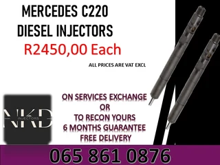Mercedes C220 Diesel Injectors For Sale On Exchange Or To Recon With Warranty