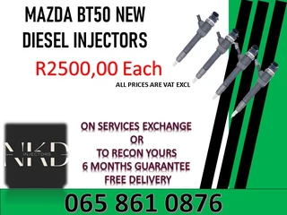 Mazda Bt50 New Diesel Injectors For Sale On Exchange Or To Recon