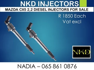 Mazda Cx5 2.2 Bk Diesel Injectors For Sale On Exchange Or To Recon