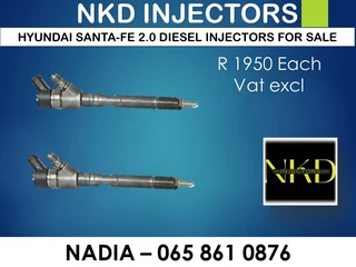 Hyundai Santa Fe 2l Diesel Injectors For Sale On Exchnage Or To Recon With Warranty