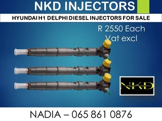 Hyundai H1 (delphi) Diesel Injectors For Sale On Exchange With 6 Months Warratny